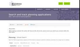 
							         Applications Search - Planning - Braintree District Council								  
							    