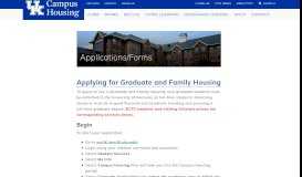 
							         Applications/Forms | UK Housing - University of Kentucky								  
							    
