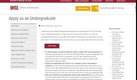 
							         Apply as an Undergraduate at UMSL - University of Missouri-St. Louis								  
							    