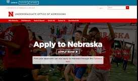 
							         Apply & Deposit | Undergraduate Office of ... - UNL Admissions								  
							    