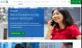 
							         Apply for a job at our bank | Standard Chartered								  
							    