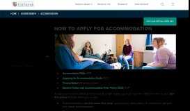 
							         Apply for a place in Halls | University of Chichester								  
							    