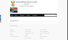 
							         Apply for a professional driving permit | South African Government								  
							    
