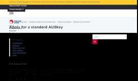 
							         Apply for a standard AUSkey | Service NSW								  
							    
