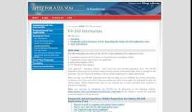 
							         Apply for a U.S. Visa | DS-260 Information - Kazakhstan (English)								  
							    