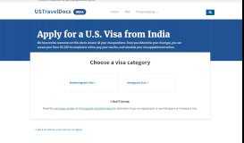
							         Apply for a U.S. Visa | Home - India (English)								  
							    