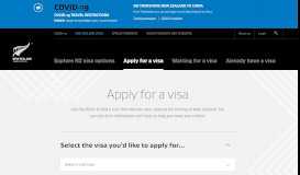 
							         Apply for a visa | Immigration New Zealand								  
							    