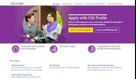 
							         Apply for College Financial Aid – CSS Profile – The College Board								  
							    