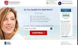 
							         Apply For Debt Relief! - National Debt Relief | Debt Consolidation								  
							    