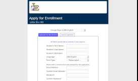 
							         Apply for Enrollment - Little Elm ISD								  
							    