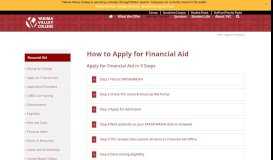 
							         Apply for Financial Aid - Financial Aid - Yakima Valley College								  
							    