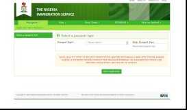 
							         Apply for Fresh Passport - The Nigeria Immigration Service								  
							    
