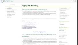 
							         Apply for Housing - Cal Poly Pomona								  
							    