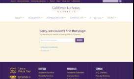 
							         Apply for Housing - Residence Life | Cal Lutheran								  
							    