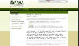 
							         Apply For Housing - Roanoke Housing Authority								  
							    