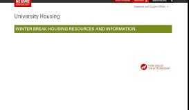 
							         Apply for Housing | University Housing								  
							    