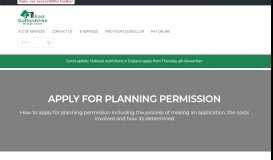 
							         Apply for planning permission | East Staffordshire Borough Council								  
							    