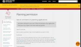 
							         Apply for planning permission - Manchester City Council								  
							    