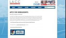 
							         Apply for Scholarships | Los Angeles City College Foundation								  
							    