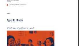 
							         Apply, Illinois Undergraduate Admissions								  
							    