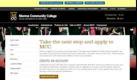 
							         Apply | Monroe Community College								  
							    