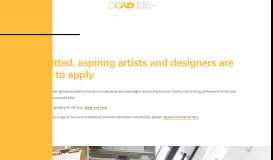 
							         Apply Now - Application - Delaware College of Art and Design								  
							    