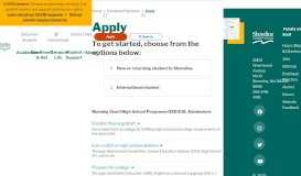 
							         Apply Now - Apply | Shoreline Community College								  
							    
