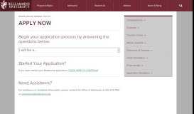 
							         Apply Now - Bellarmine University								  
							    