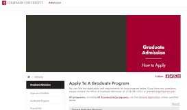
							         Apply Now | Graduate Admission | Chapman University								  
							    