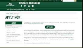 
							         Apply Now | Graduate Admissions | UNC Charlotte								  
							    