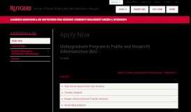 
							         Apply Now | School of Public Affairs and Administration (SPAA ...								  
							    