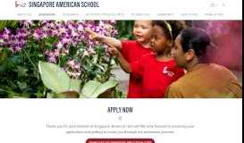 
							         Apply Now - Singapore American School								  
							    
