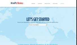
							         Apply Now - The Kraft Heinz Company								  
							    