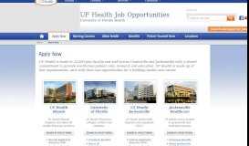 
							         Apply Now » UF Health Job Opportunities » UF Academic Health ...								  
							    
