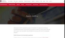 
							         Apply Online - Graduate Admissions | Carleton University								  
							    