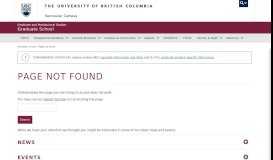 
							         Apply Online - Graduate School - University of British Columbia ...								  
							    