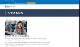 
							         Apply Online - IBMC Career College: Fort Collins, Greeley ...								  
							    
