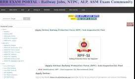 
							         (Apply Online) Railway Protection Force (RPF): Sub-Inspector(SI) Post ...								  
							    