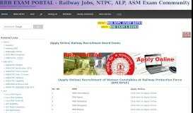 
							         (Apply Online) Railway Recruitment Board Exams - RRB EXAM PORTAL								  
							    