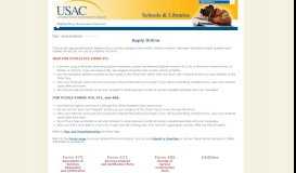 
							         Apply Online - Schools and Libraries Program - USAC								  
							    