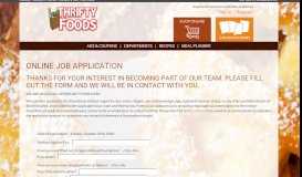 
							         Apply Online - Thrifty Foods								  
							    