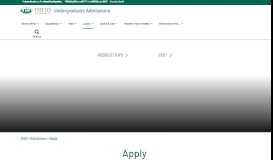 
							         Apply Options - Apply | Ohio University								  
							    