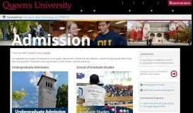 
							         Apply | Queen's University								  
							    