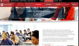 
							         Apply - South College								  
							    