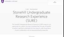 
							         Apply · Stonehill College								  
							    
