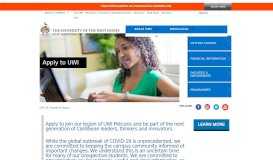 
							         Apply | The University of the West Indies at St ... - UWI St. Augustine								  
							    