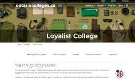 
							         Apply to Loyalist College Programs at ontariocolleges.ca ...								  
							    