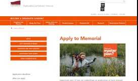 
							         Apply to Memorial | Become a Graduate Student | Memorial University ...								  
							    