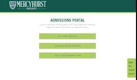 
							         Apply to Mercyhurst | Mercyhurst University								  
							    