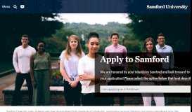 
							         Apply to Samford University								  
							    